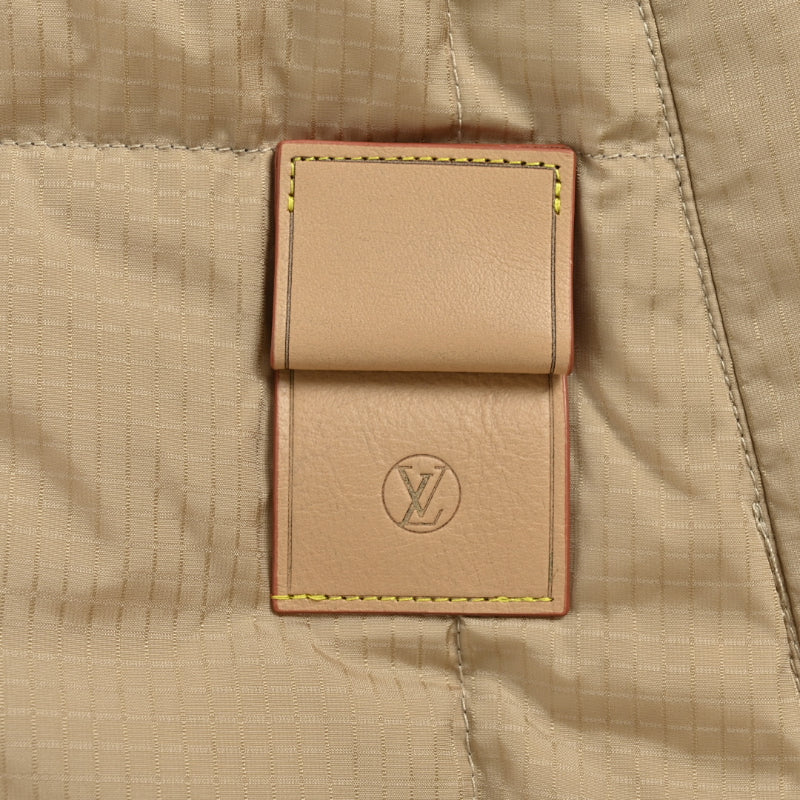 Louis Vuitton Monogram Lined Square Quilted Hooded Puffer Jacket – Khaki