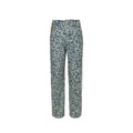 Louis Vuitton Leopard Jacquard Wide-Leg Jeans — Blue Grey
