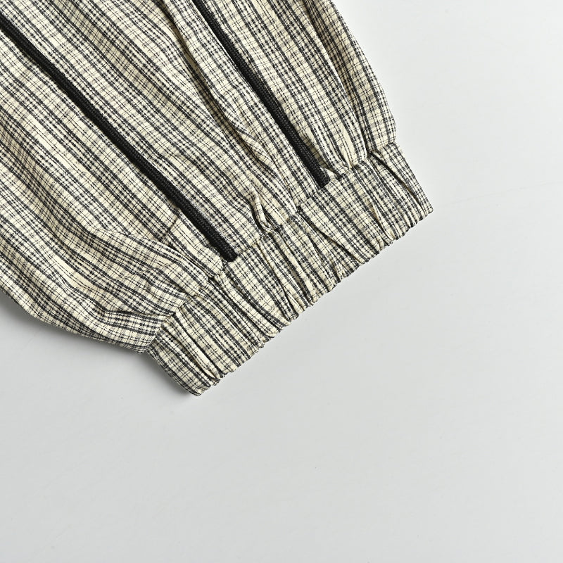 Louis Vuitton Damier Grid Hooded Windbreaker Jacket – Olive Ecru