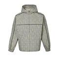 Louis Vuitton Damier Grid Hooded Windbreaker Jacket – Olive Ecru
