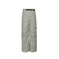 Louis Vuitton Glen Plaid Zip-Off Cargo Trousers — Stone