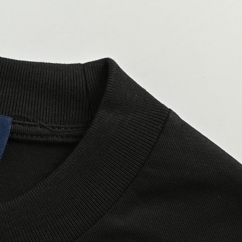 Louis Vuitton Giant Brushstroke Logo Long Sleeve Tee – Black