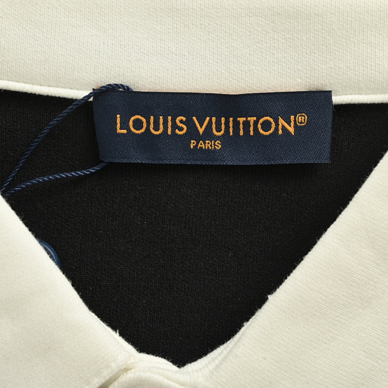 Louis Vuitton Diamond Badge Rugby Polo Sweatshirt – Black
