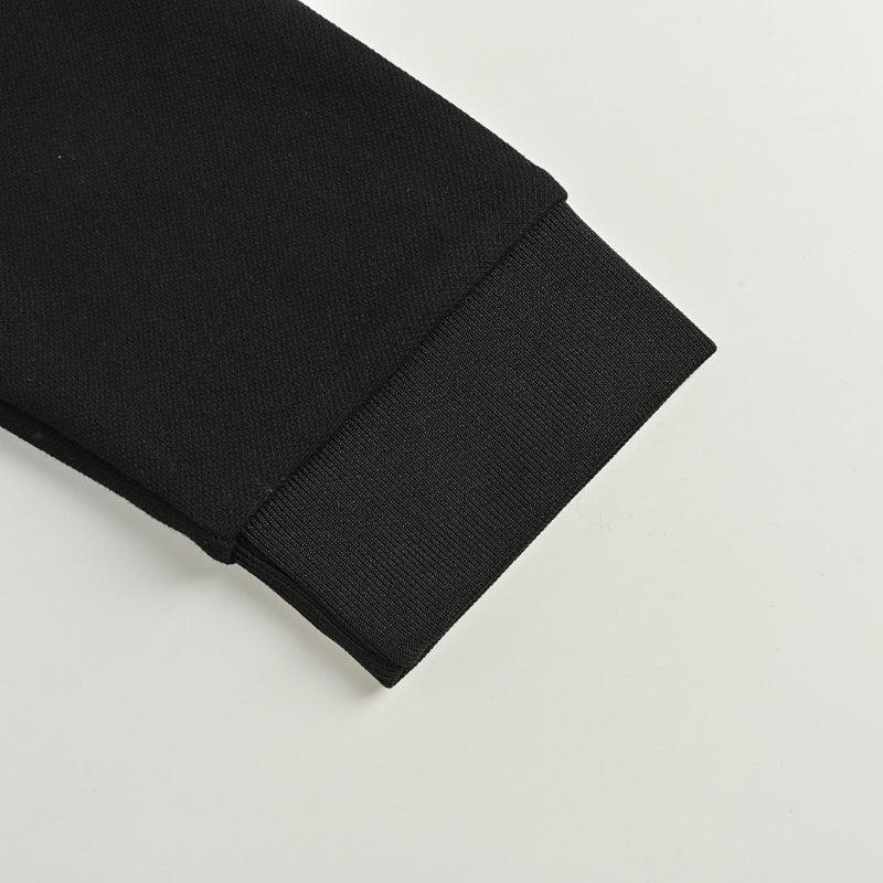 Louis Vuitton Diamond Badge Rugby Polo Sweatshirt – Black