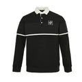 Louis Vuitton Diamond Badge Rugby Polo Sweatshirt – Black