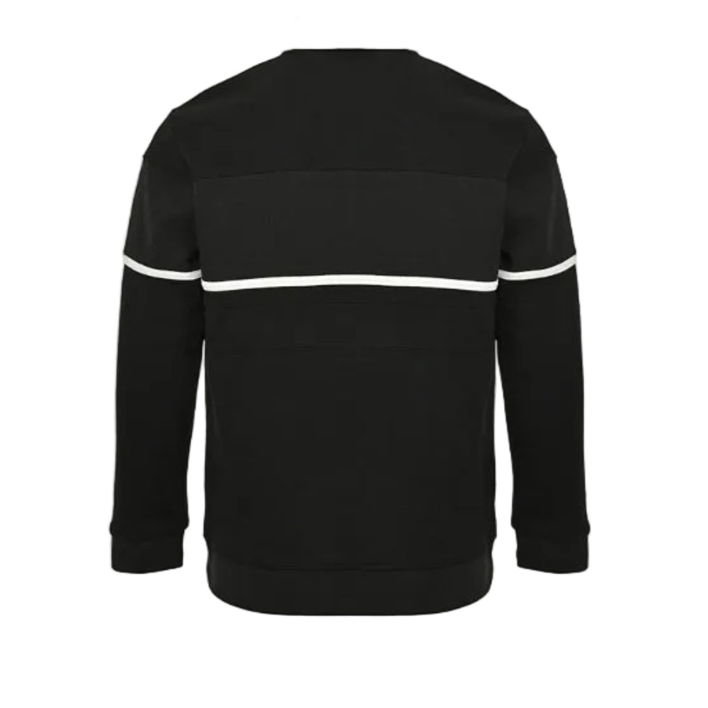 Louis Vuitton Diamond Badge Rugby Polo Sweatshirt – Black
