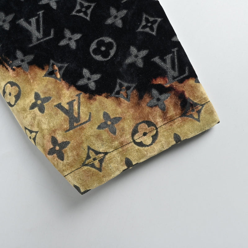 Louis Vuitton Monogram Splatter Dip-Dye Shirt Jacket – Black / Brown