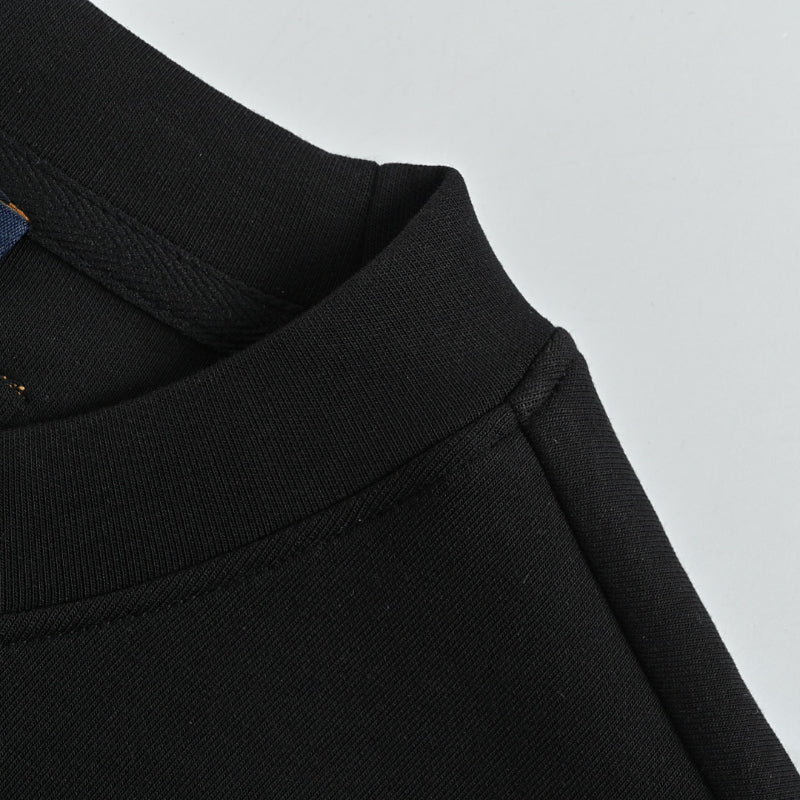 Louis Vuitton Multicolor Monogram Scatter Embroidery Crewneck – Black