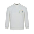 Louis Vuitton Multicolor Monogram Scatter Embroidery Crewneck – White