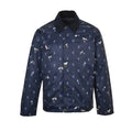 Louis Vuitton Monogram Hunting Dog Scatter Embroidery Quilted Shirt Jacket – Navy