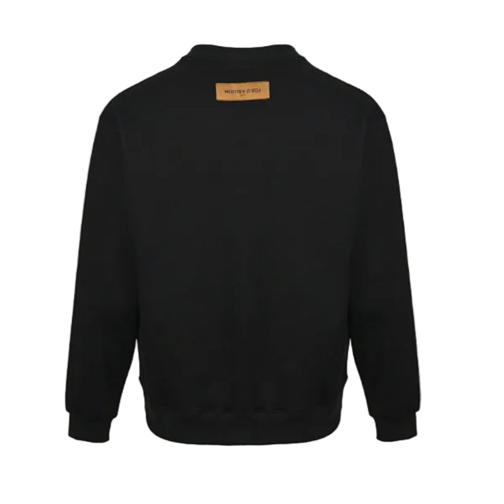 Louis Vuitton Damier Checkerboard Graphic Crewneck – Black