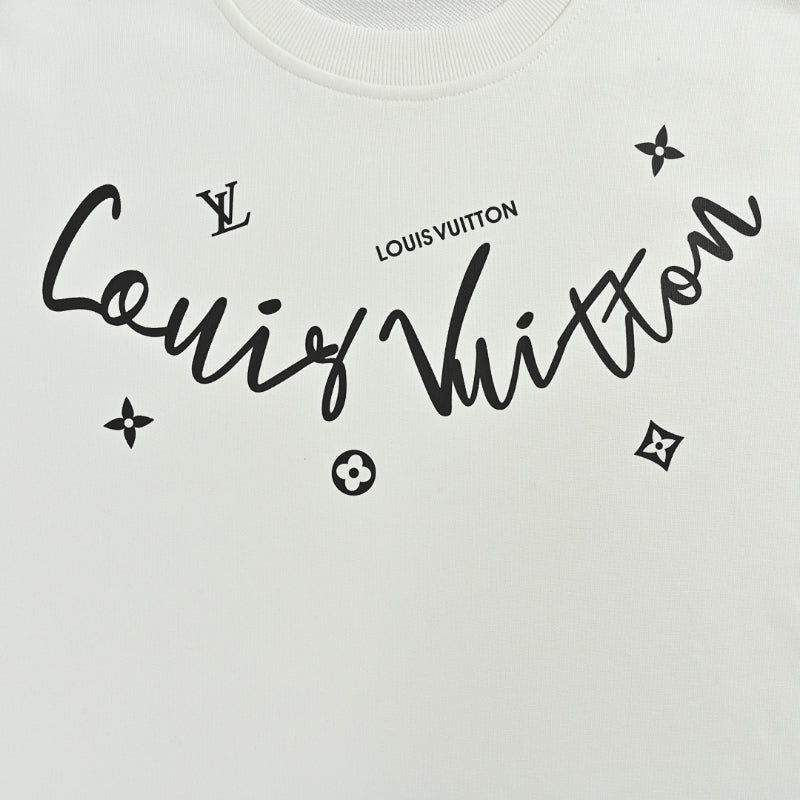 Louis Vuitton Monogram Icon Grid Embroidery Crewneck – Off-White