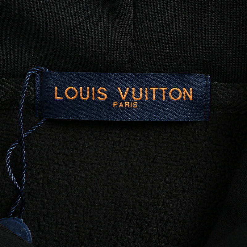 Louis Vuitton Pearl Chain Script Hoodie – Black