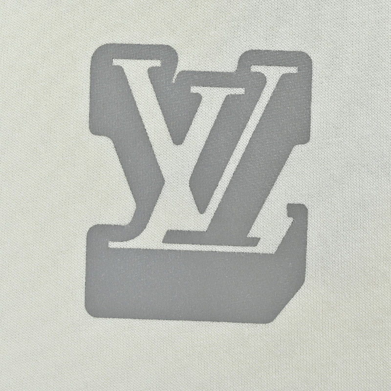 Louis Vuitton Monogram Badge & Smiley Patch Hoodie – Cream
