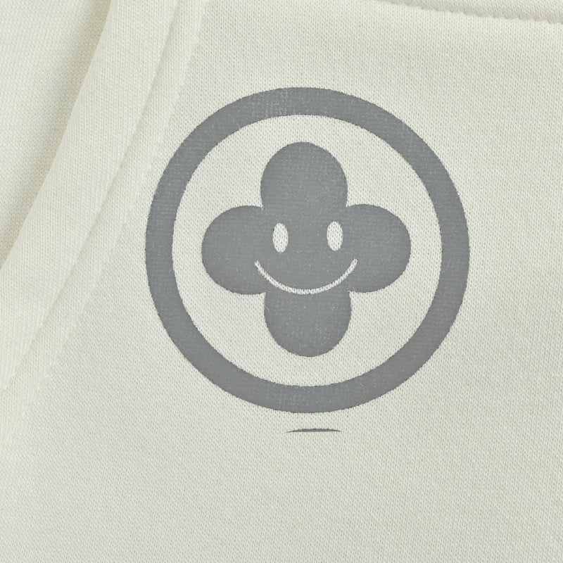 Louis Vuitton Monogram Badge & Smiley Patch Hoodie – Cream