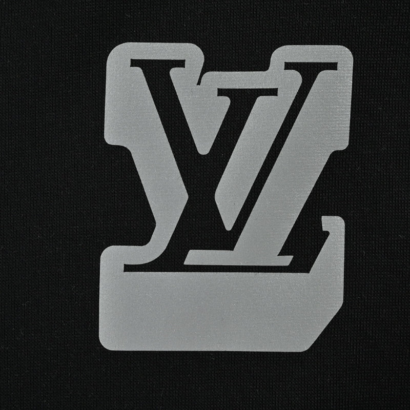 Louis Vuitton Monogram Badge & Smiley Patch Hoodie – Black
