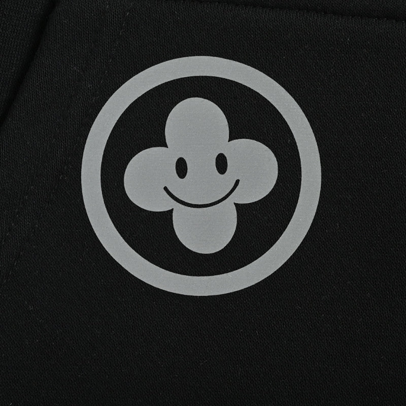 Louis Vuitton Monogram Badge & Smiley Patch Hoodie – Black