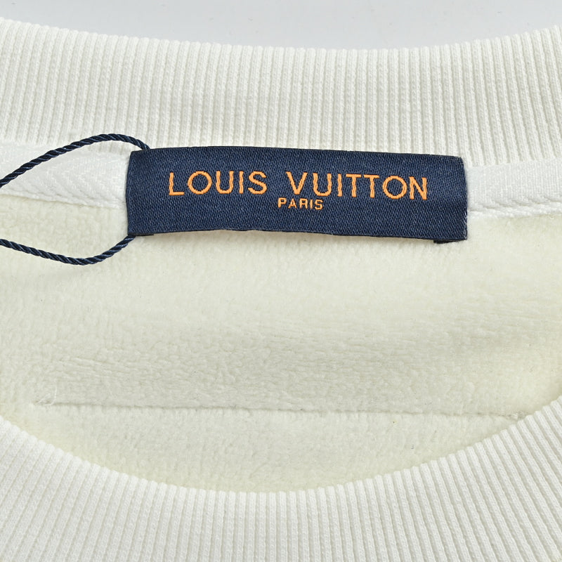 Louis Vuitton Mallete Shield Badge Sweatshirt – Cream