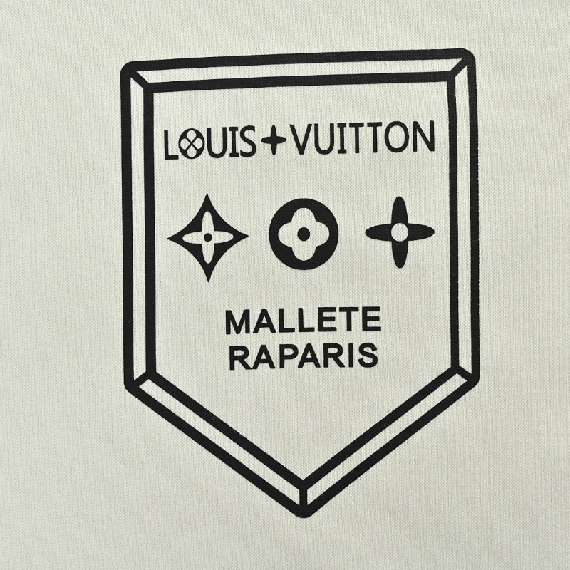 Louis Vuitton Mallete Shield Badge Sweatshirt – Cream