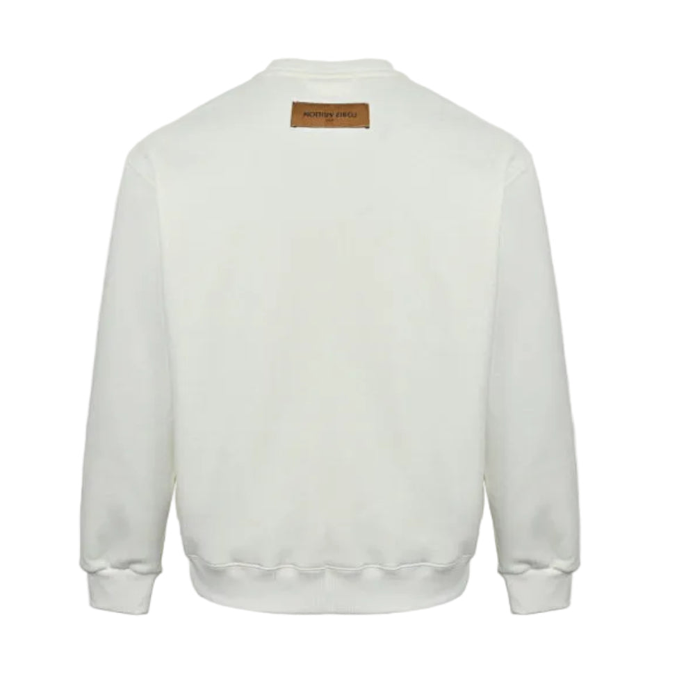 Louis Vuitton Mallete Shield Badge Sweatshirt – Cream