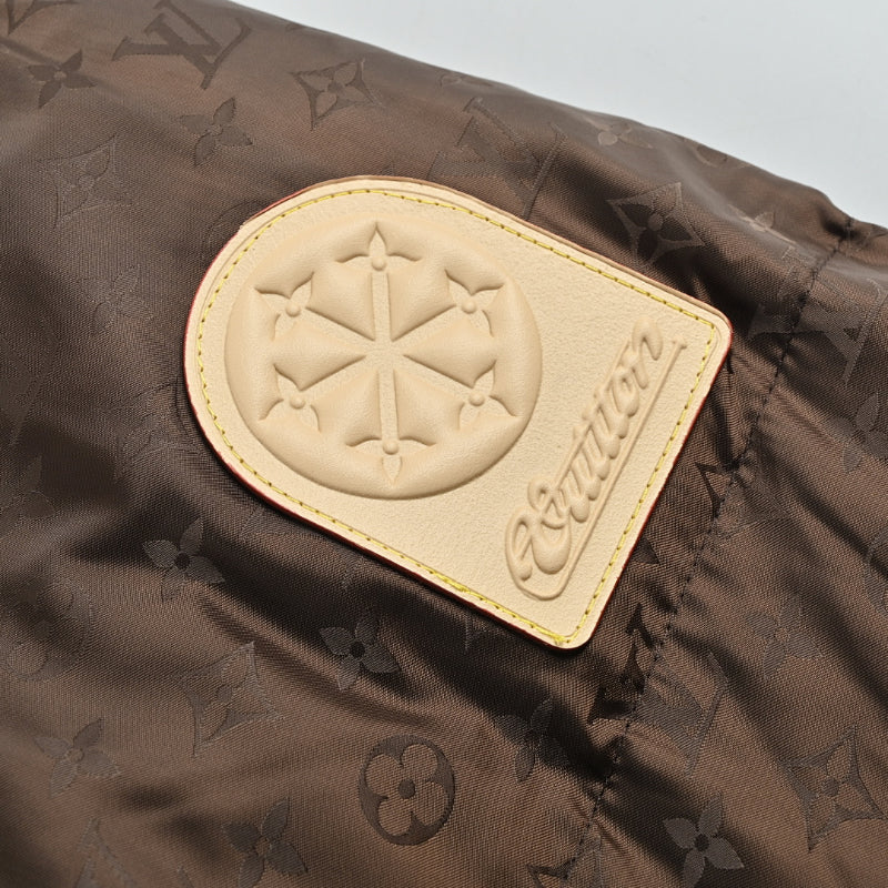 Louis Vuitton Monogram Jacquard Hooded Puffer Jacket – Dark Brown