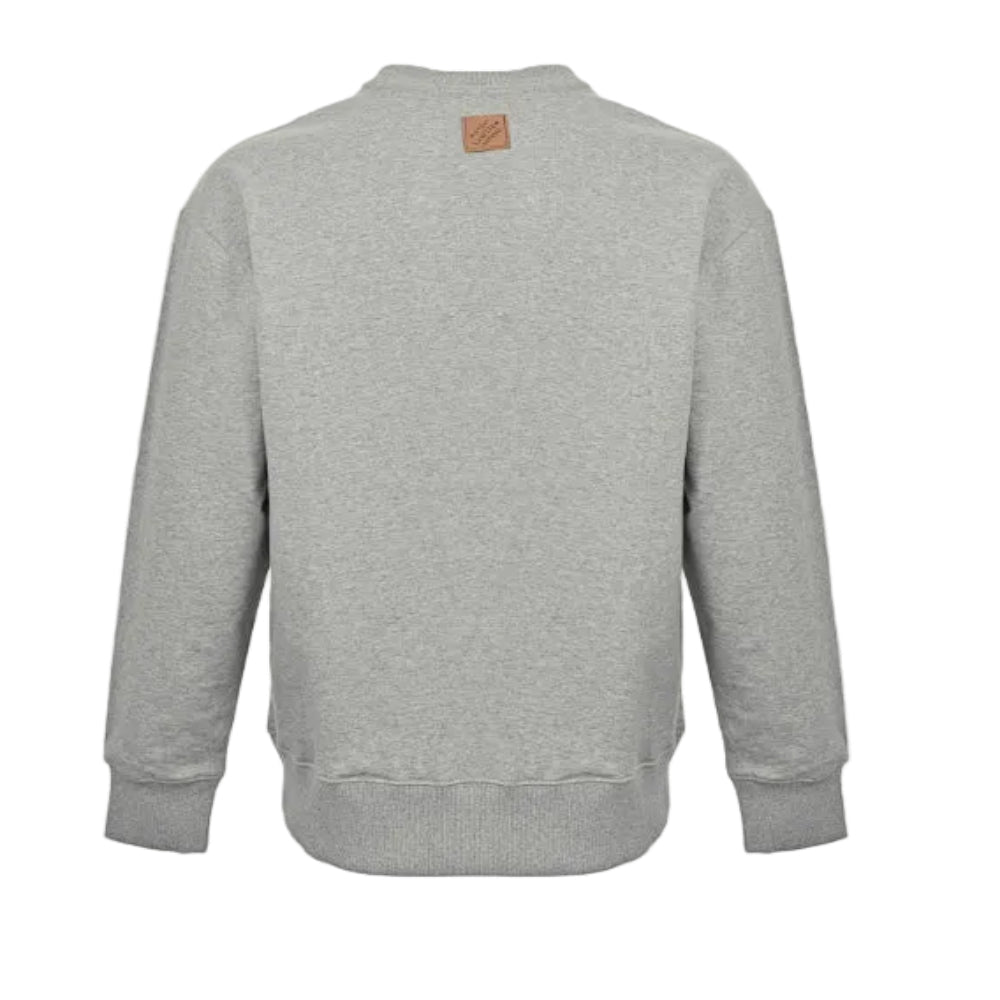 Louis Vuitton Travel Scene Embroidery Crewneck – Heather Grey