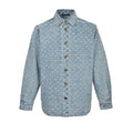 Louis Vuitton Monogram Jacquard Multicolor Denim Overshirt – Light Blue