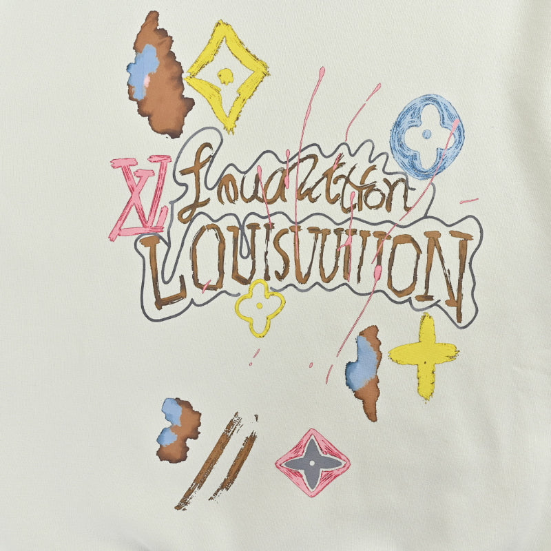 Louis Vuitton Graffiti Monogram Sweatshirt – Cream