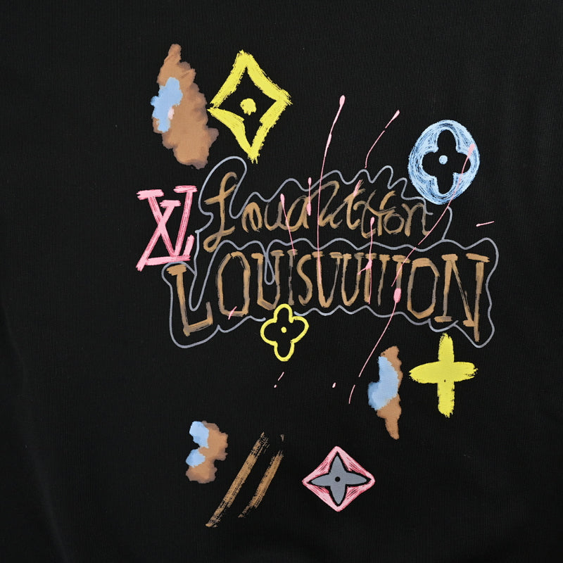 Louis Vuitton Graffiti Monogram Sweatshirt – Black