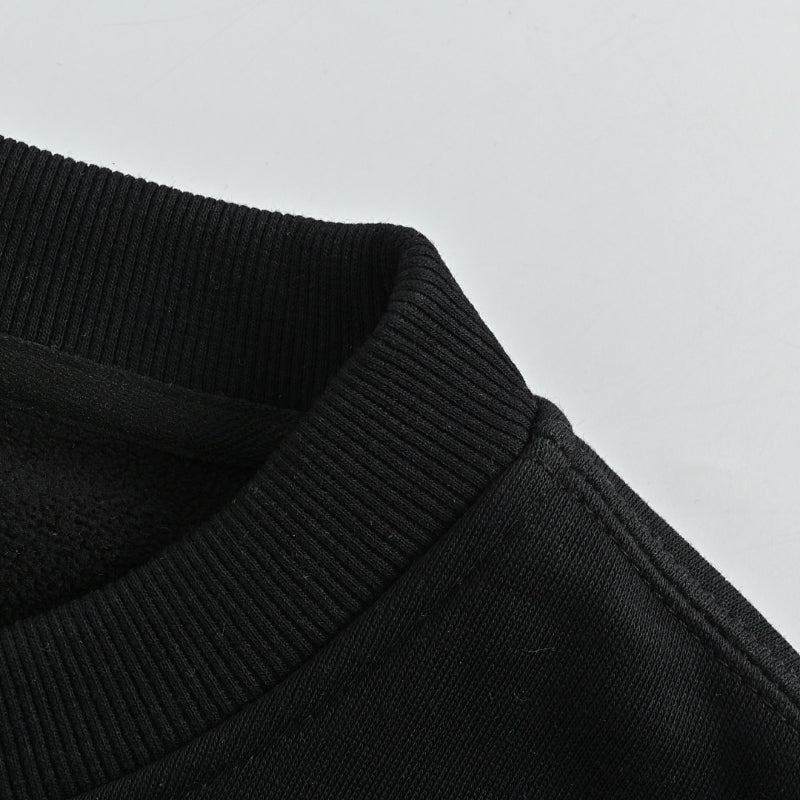 Louis Vuitton Leather Label Minimal Sweatshirt – Black