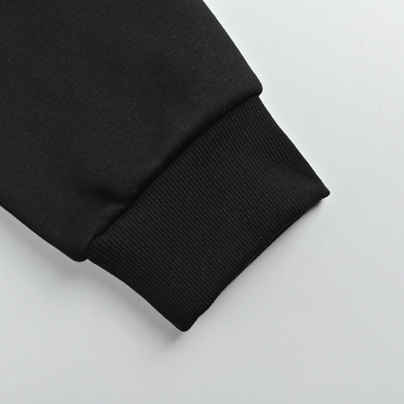 Louis Vuitton Leather Label Minimal Sweatshirt – Black