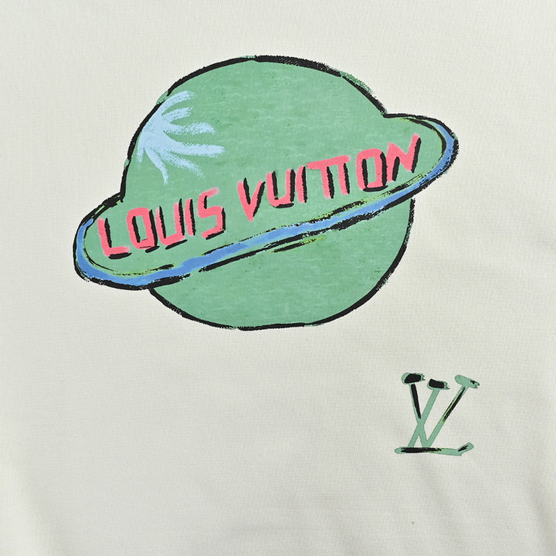Louis Vuitton Planet Graphic Sweatshirt – Cream