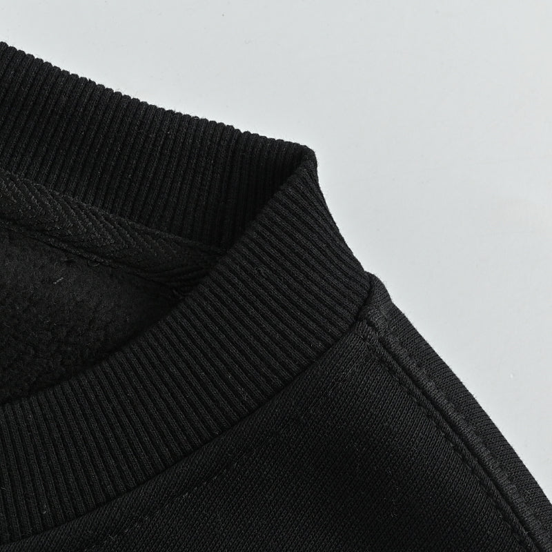 Louis Vuitton Snow School Badge Collage Sweatshirt – Black
