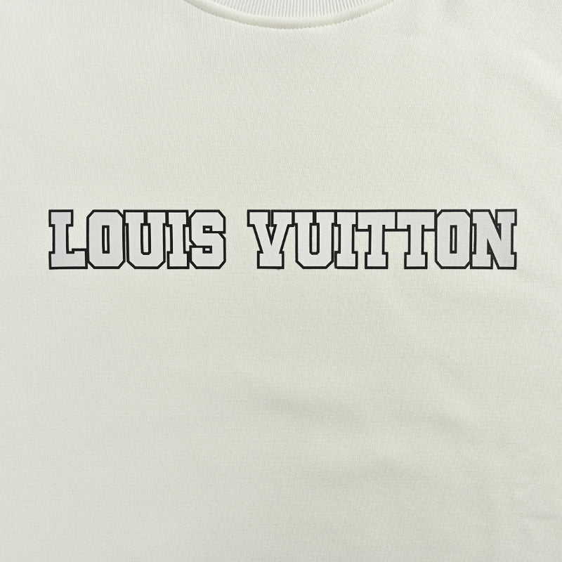Louis Vuitton  Collegiate Arch Logo Sweatshirt – Cream