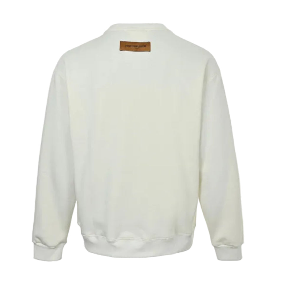 Louis Vuitton  Collegiate Arch Logo Sweatshirt – Cream