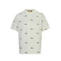 Gucci Off-White All-Over Script Logo Print Heavyweight Tee