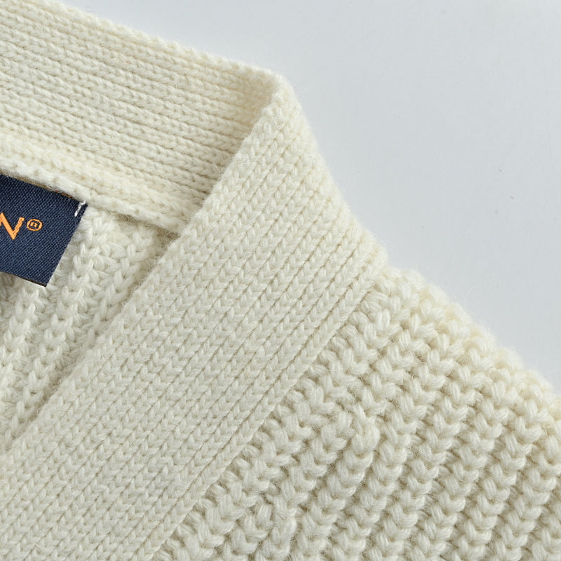 Louis Vuitton Giant Monogram Jacquard Knit Cardigan – Ecru