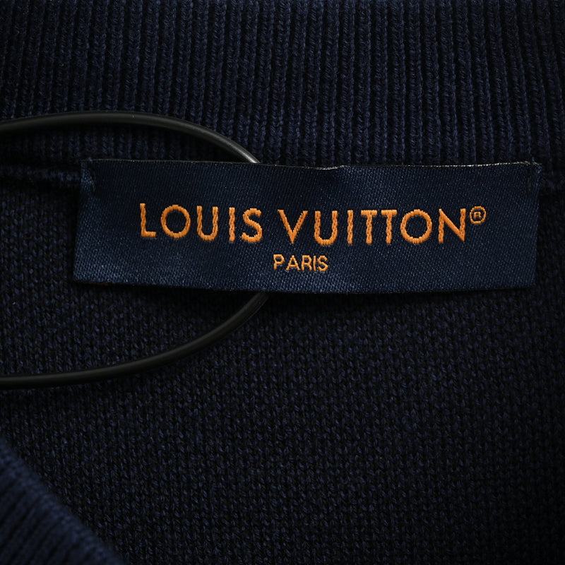 Louis Vuitton Animal Scatter Embroidery Knit Sweater – Navy