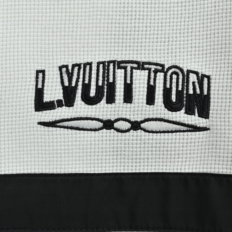Louis Vuitton Racing Stripe Color Block Zip Jacket – Black / White