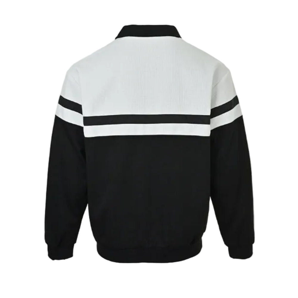 Louis Vuitton Racing Stripe Color Block Zip Jacket – Black / White