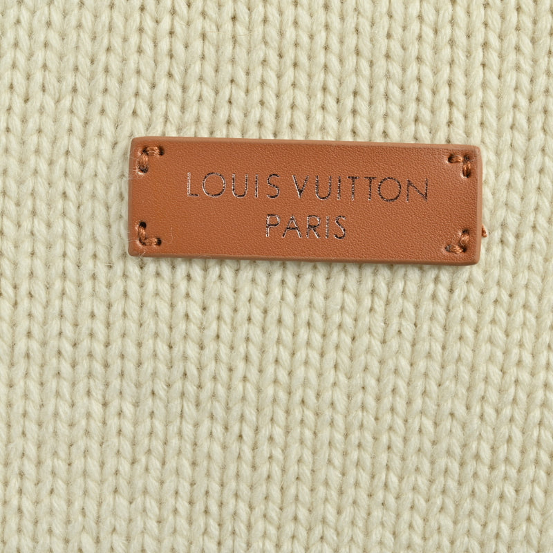 Louis Vuitton  Pearl Zip Knit Cardigan – Cream