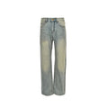 Louis Vuitton Earth Fade Wide-Leg Jeans — Light Wash