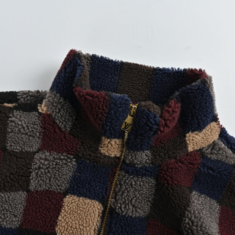 Louis Vuitton  Damier Sherpa Zip Jacket – Multi