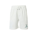 Louis Vuitton Forest Logo Monogram Fleece Shorts — White