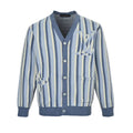 Louis Vuitton Monogram Jacquard Stripe Knit Cardigan – Blue