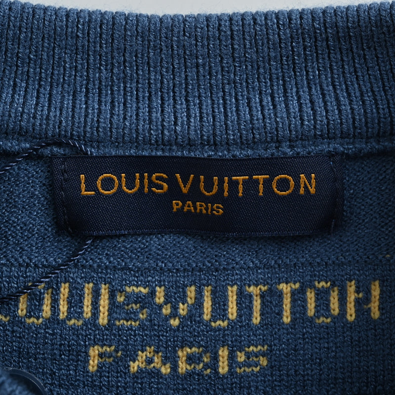 Louis Vuitton Flying Monogram Knit Sweater – Steel Blue