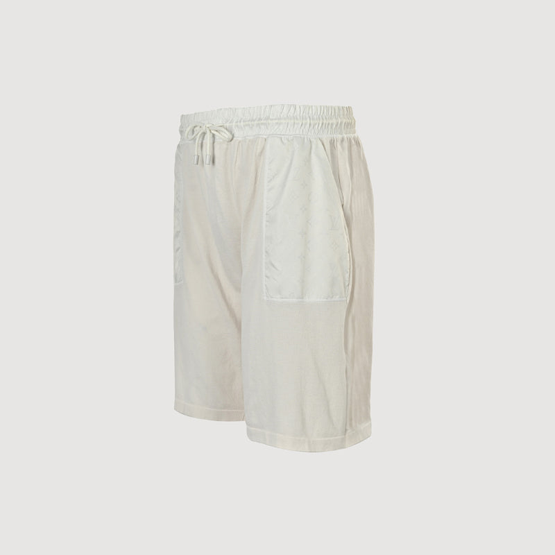 Louis Vuitton Lightweight Drawstring Shorts — Ecru