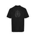 Gucci Black Tonal Knight Crest Graphic Tee
