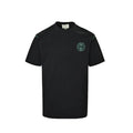 Gucci Black Embroidered Circle-Crest Tee