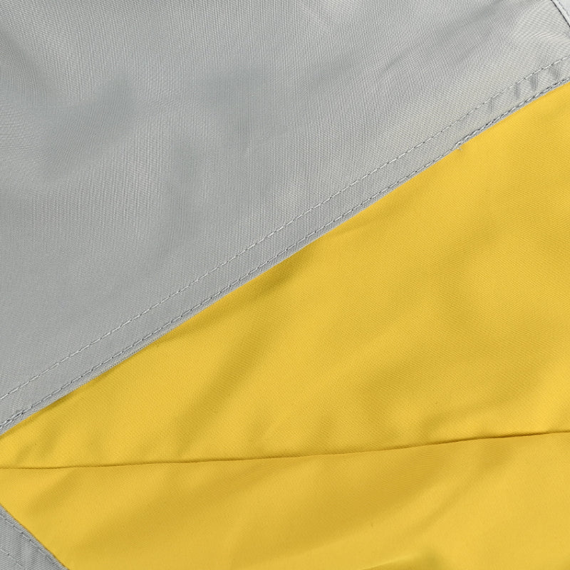 Louis Vuitton Monogram V-Panel Color Block Track Jacket – Grey / Yellow